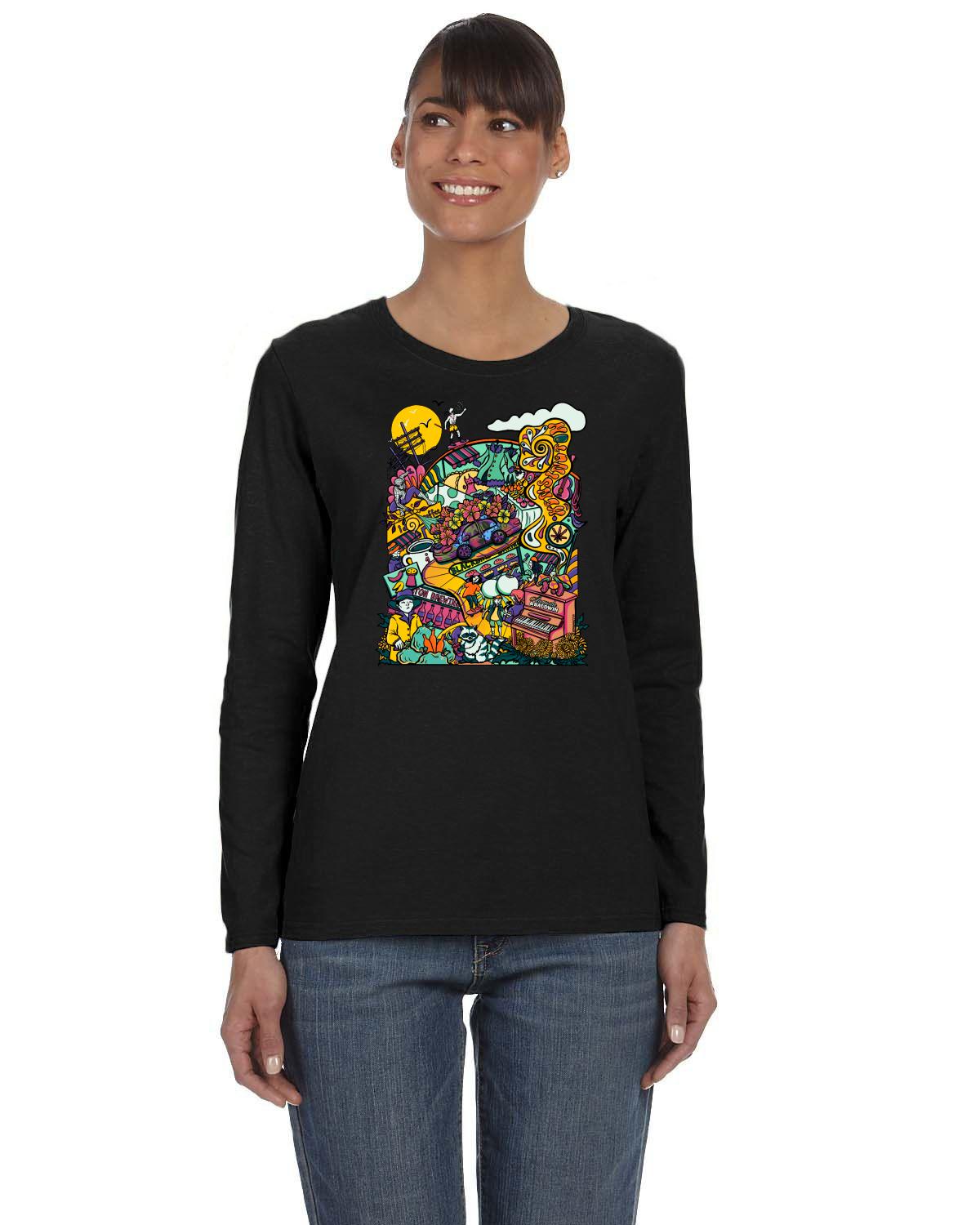 Kensington Cartoon - Women's Long Sleeve