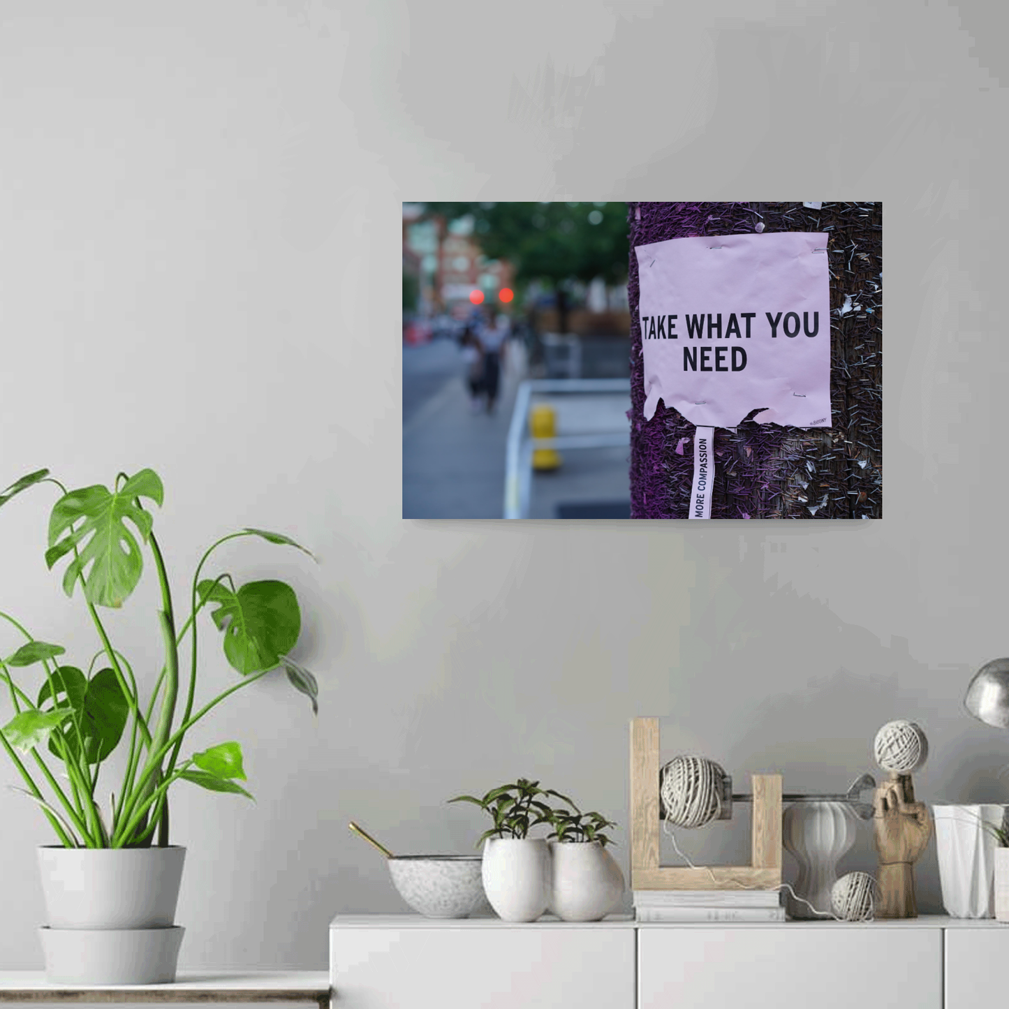 Take What You Need - Canvas Print 18x12"