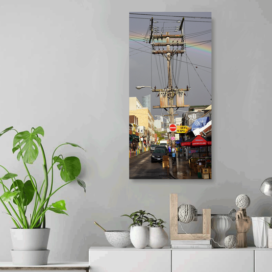 Rainbow Power - Canvas Print - 12x24"